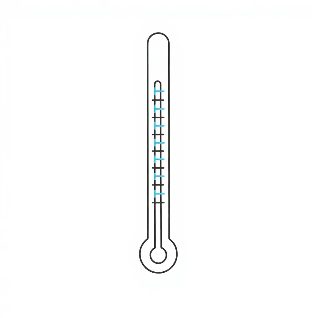 Illustration av temperaturökningen i en bergvärmepump